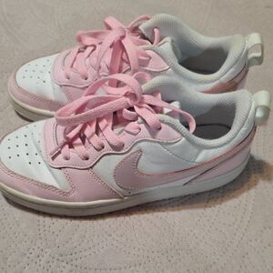 Nike Pink and White Athletic Shoes